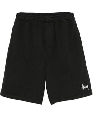 Stussy Elastic Waist Shorts - Purple