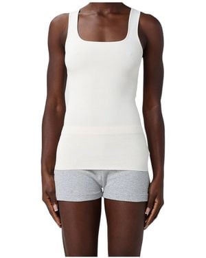 Entire studios Square Neck Vest - White
