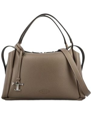 Tod's Charm-Accented Shoulder Bag - Brown