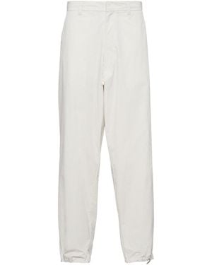 Prada Technical Fabric Trousers - White