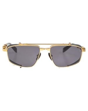 Balmain Eyewear Brigade V Sunglasses - White