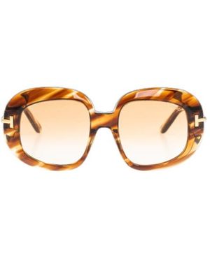 Tom Ford Full Frame Sunglasses - Metallic