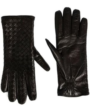 Bottega Veneta Intrecciato Gloves - Black