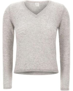 Eleventy V-Neck Sweater - Gray