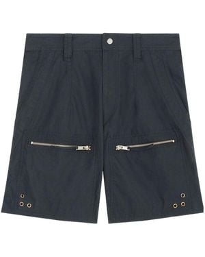 Isabel Marant Isabel Marant Étoile Kynan High-Waist Shorts - Blue