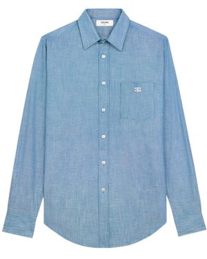 Celine Loose Shirt - Blue