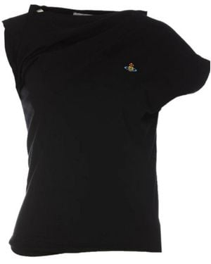 Vivienne Westwood Hebo Logo Top - Black