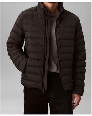 Calvin Klein Padded Zip-Up Jacket - Black