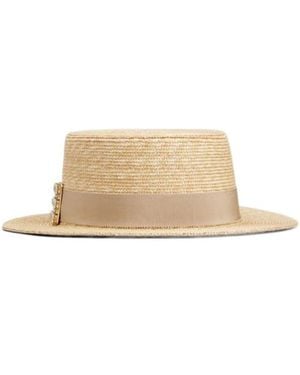 Roger Vivier Très Vivier Hat - White