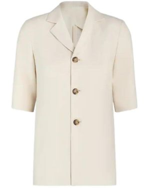 Tod's Linem Belted Blazer - Natural