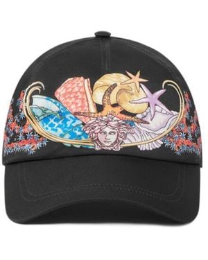 Versace Medusa Printed Baseball Cap - Black