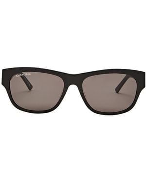 Balenciaga Rectangle-Frame Sunglasses - Multicolor