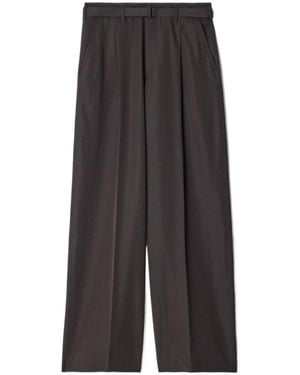 Lemaire Wide Pleated Trousers - Grey