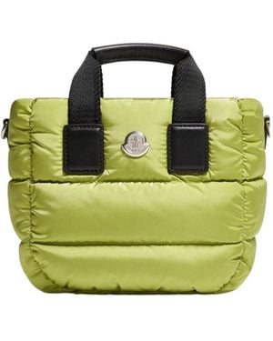 Moncler Caradoc Water-Repellent Micro Tote Bag - Green