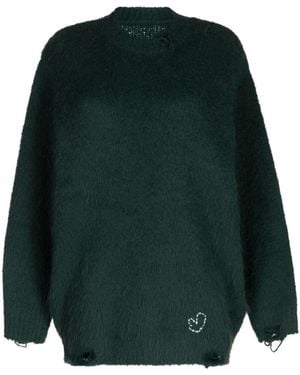 Adererror Imitation Fleece Knitted Jumper - Green