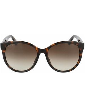 Gucci Eyewear Round Frame Sunglasses - Metallic