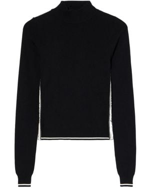Off-White c/o Virgil Abloh Logoband Turtleneck Jumper - Black