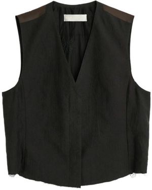 Our Legacy Base Waistcoat Top - Black