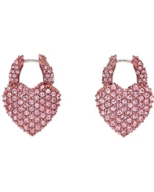 Balenciaga Minnie Earrings - Pink
