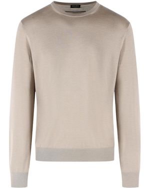 ZEGNA Crew-Neck Knit Top - Multicolor