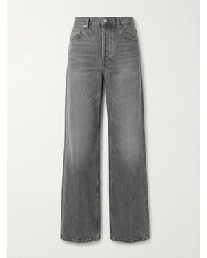 Gucci Wide Leg Denim Pants - Gray
