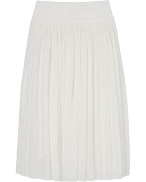 Rohe Pleated Midi Skirt - White