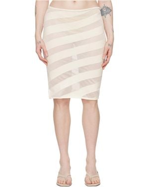 GIMAGUAS Zebara Midi Skirt - Natural