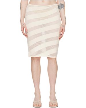 GIMAGUAS Zebara Midi Skirt - Natural
