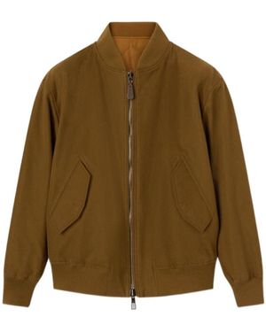 Loro Piana Zipped Bomber Jacket - Green