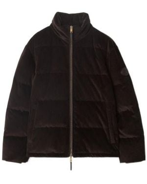 Burberry Corduroy Puffer Jacket - Black