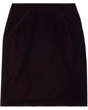 Tom Ford Velvet Mini Skirt - Black