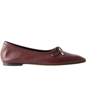 Aeyde Squaretoe Flat Shoes - Brown