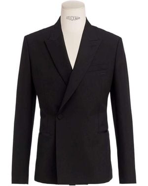 Dior Homme Single-Breasted Tailored Blazer - Black
