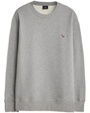Paul Smith Ps Paul Smith Zebra Logo Sweatshirt - Gray