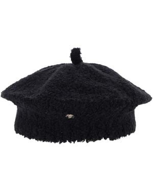 Helen Kaminski Tilda Textured Beret Hat - Black