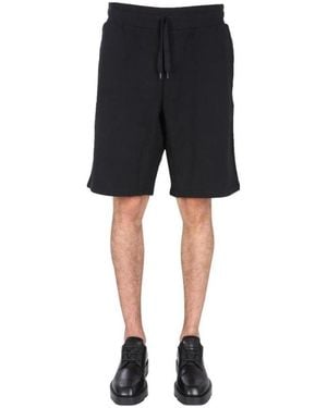 Moschino Logo Design Shorts - Black