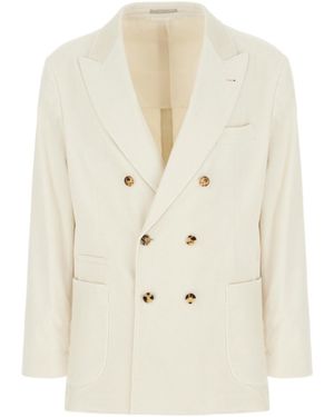 Brunello Cucinelli Jackets & Vests - White