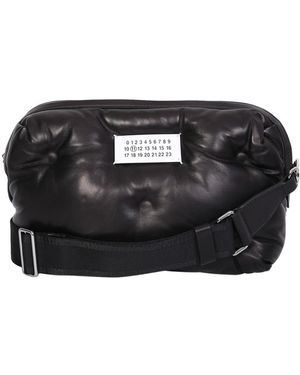 Maison Margiela Glam Slam Zipped Padded Shoulder Bag - Black