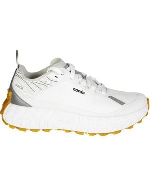 Norda Reflective-Detail Sneakers - White