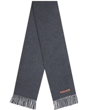 Acne Studios Fringed Scarf - Blue