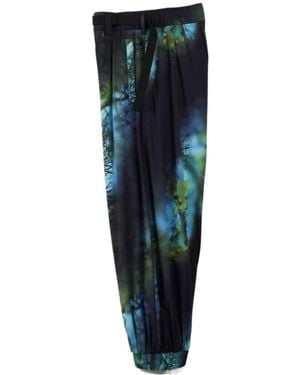 Y-3 Aop Ripstop Trousers - Blue