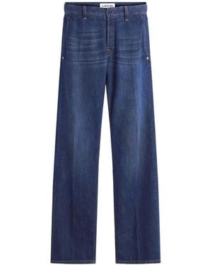 Lanvin Straight Leg Pants - Blue