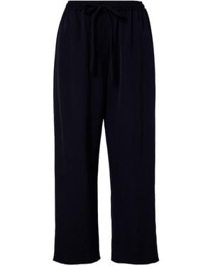 The Row Orieno Wool Gabardine Pants - Blue