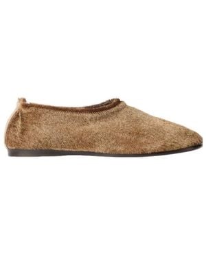 Lemaire Glove Slip-Ons - Brown