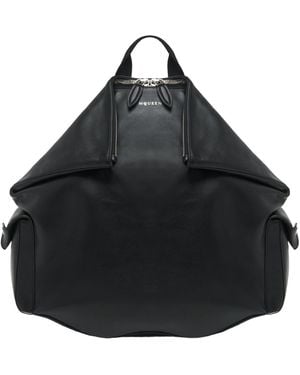 McQueen Manta Zip-Top Backpack - Black