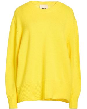 Isabel Marant Long-Sleeved Crew Neck Cashmere Jumper - Yellow