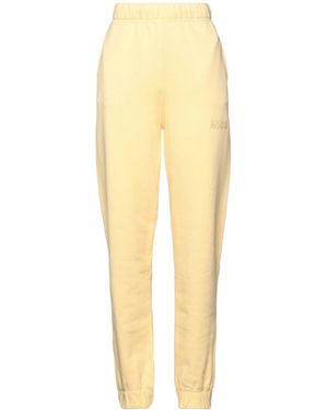 Ganni Plain Colour Joggers - Yellow