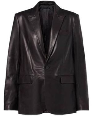 Nili Lotan Suit Leather Jacket - Black