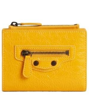 Balenciaga Le City Bifold Wallet - Yellow