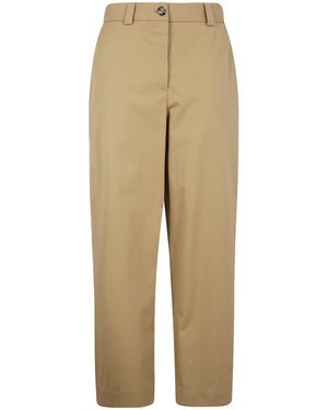 【送料&関税込】Khaite Gari White Cotton Pants KHAITE Gari' Cotton Pants in White | Lyst